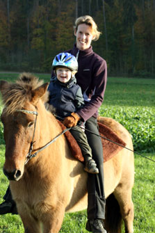 Tino mit Sandra Weber